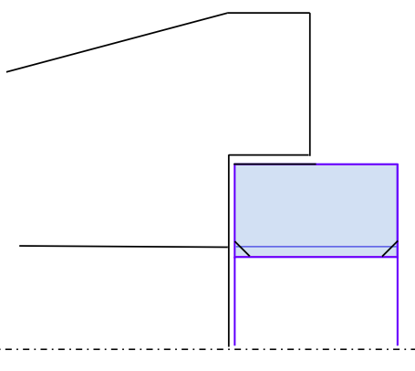 Before the improvement — How to Stop Inner Chamfer Tool Chipping by Opening Up Chip Clearance Behind the Chuck saving $1,037
